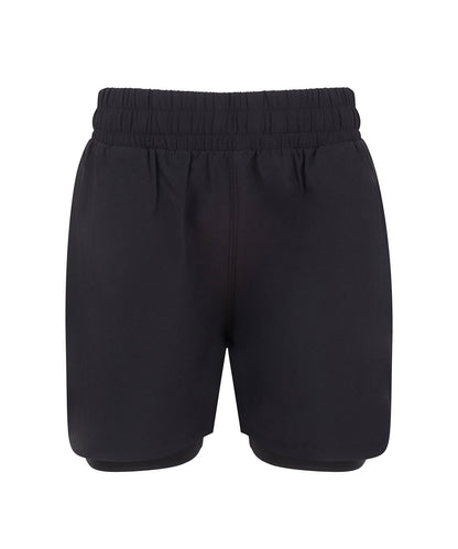 Kids double-layer sports shorts
