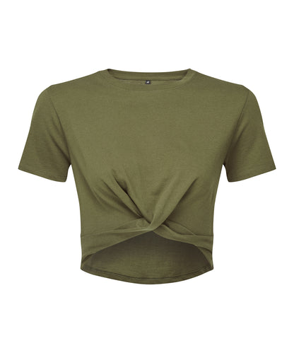 Women's TriDri® twist crop top