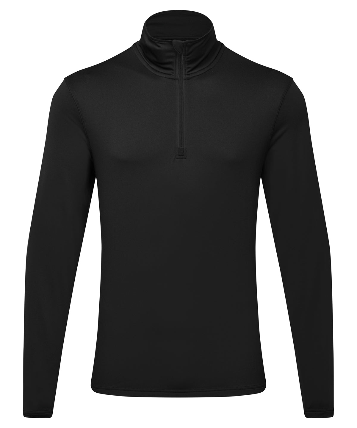 Men's TriDri® recycled long sleeve brushed back ¼ zip
