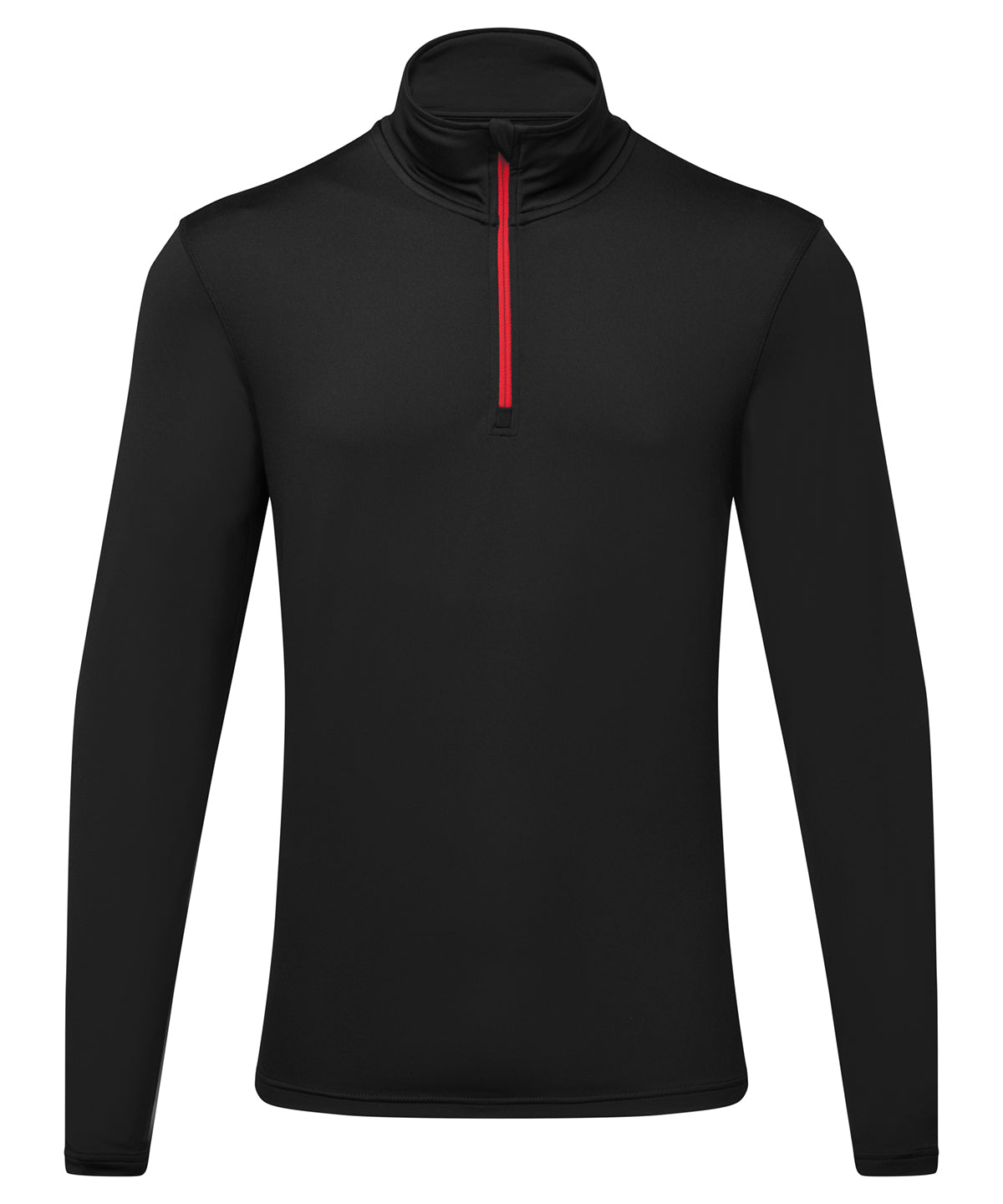 Men's TriDri® recycled long sleeve brushed back ¼ zip