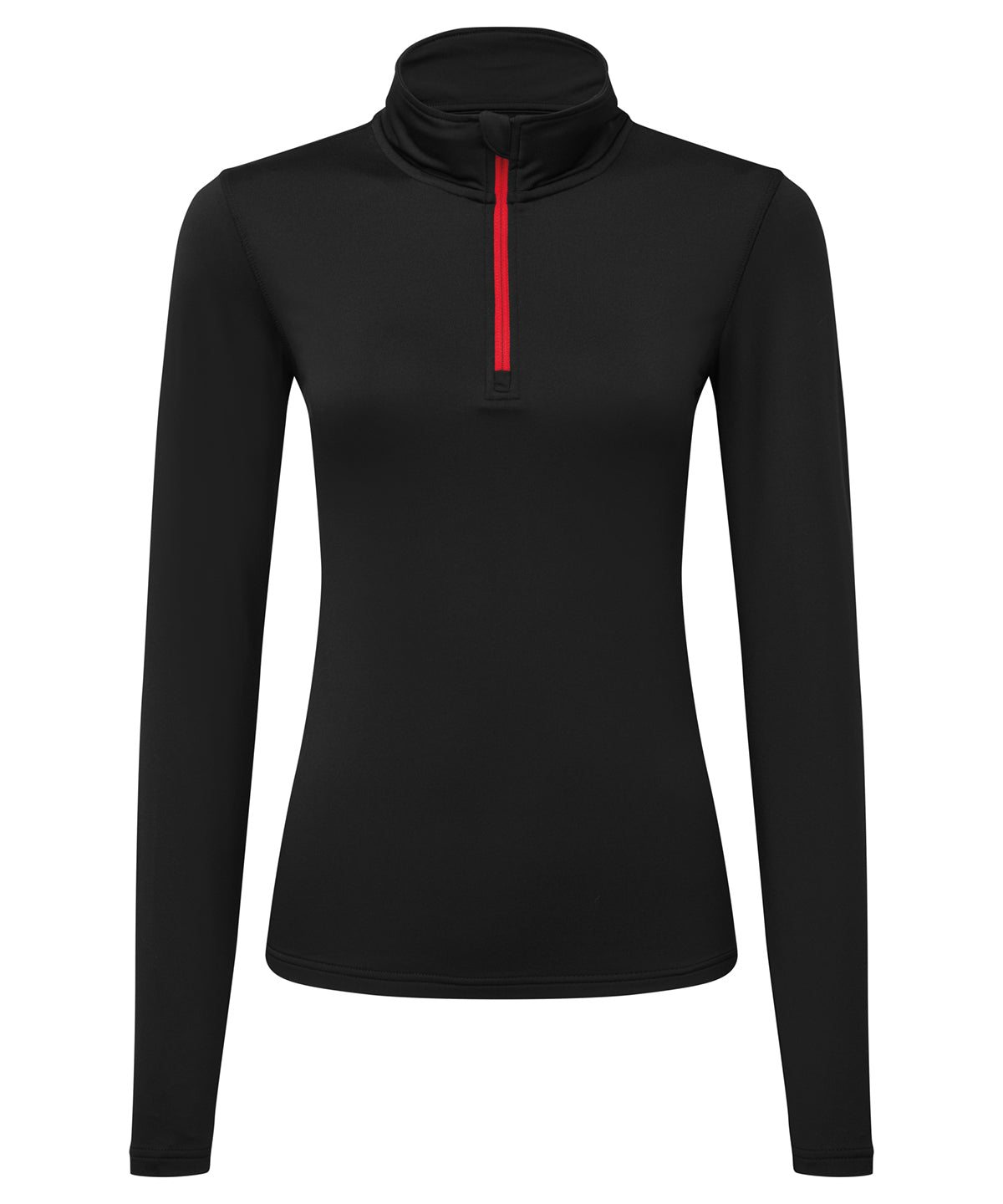 Women's TriDri® recycled long sleeve brushed back ¼ zip