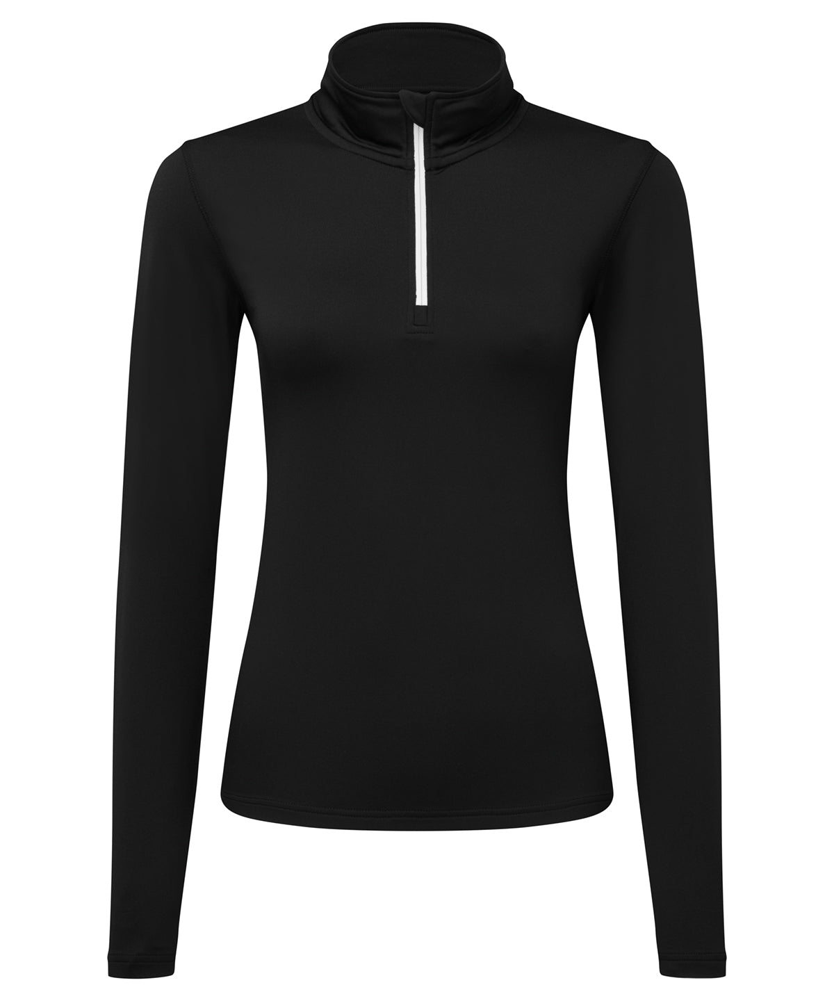 Women's TriDri® recycled long sleeve brushed back ¼ zip