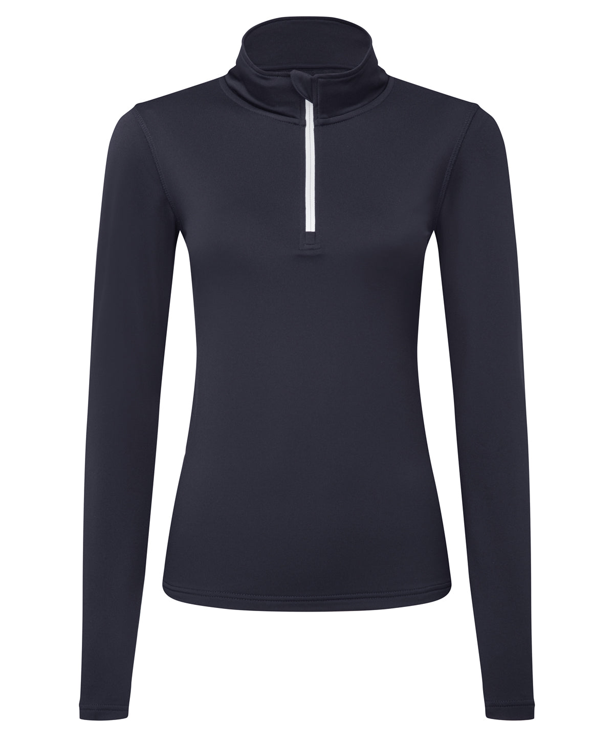 Women's TriDri® recycled long sleeve brushed back ¼ zip