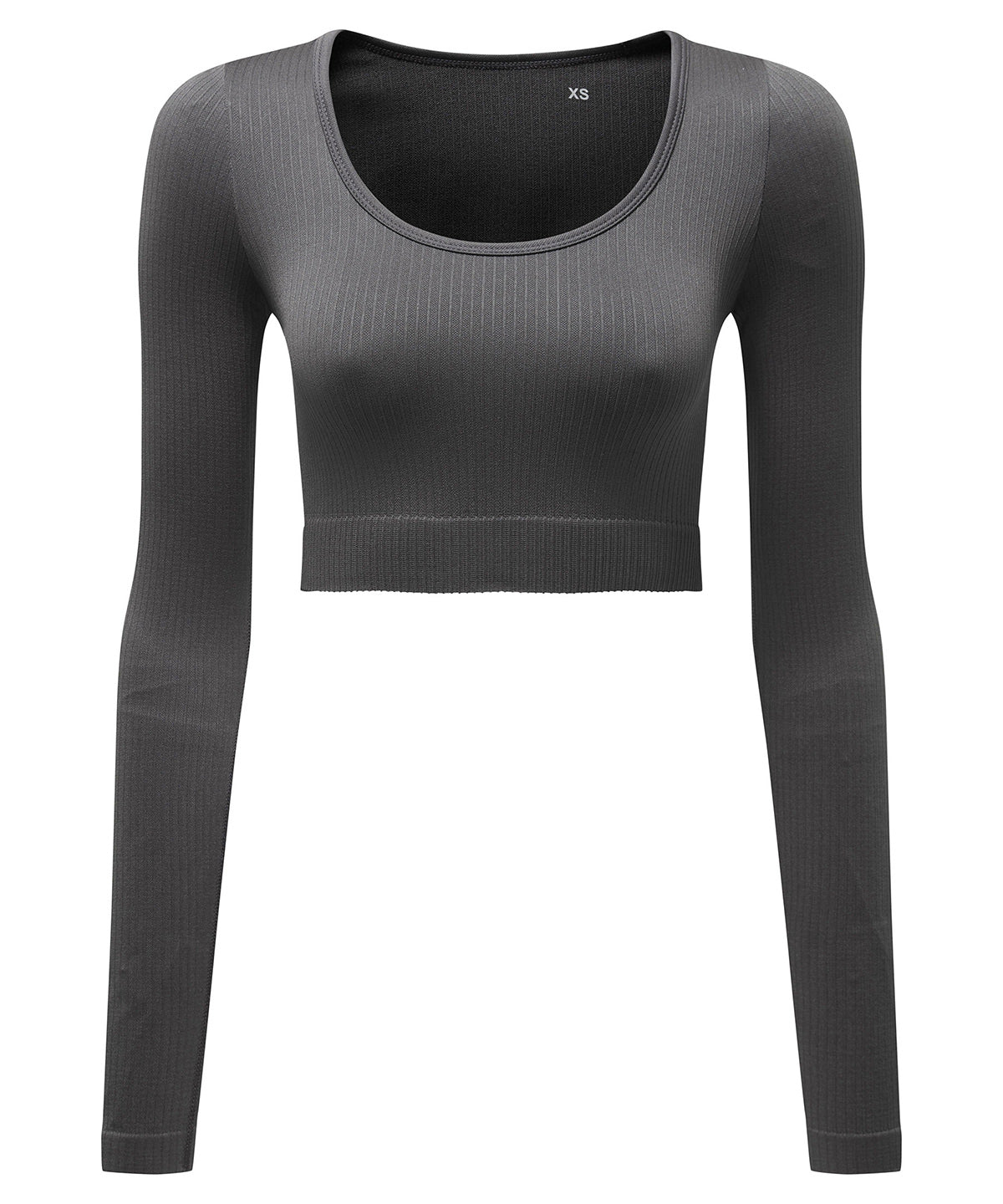 Women's TriDri® ribbed seamless 3D fit" crop top"