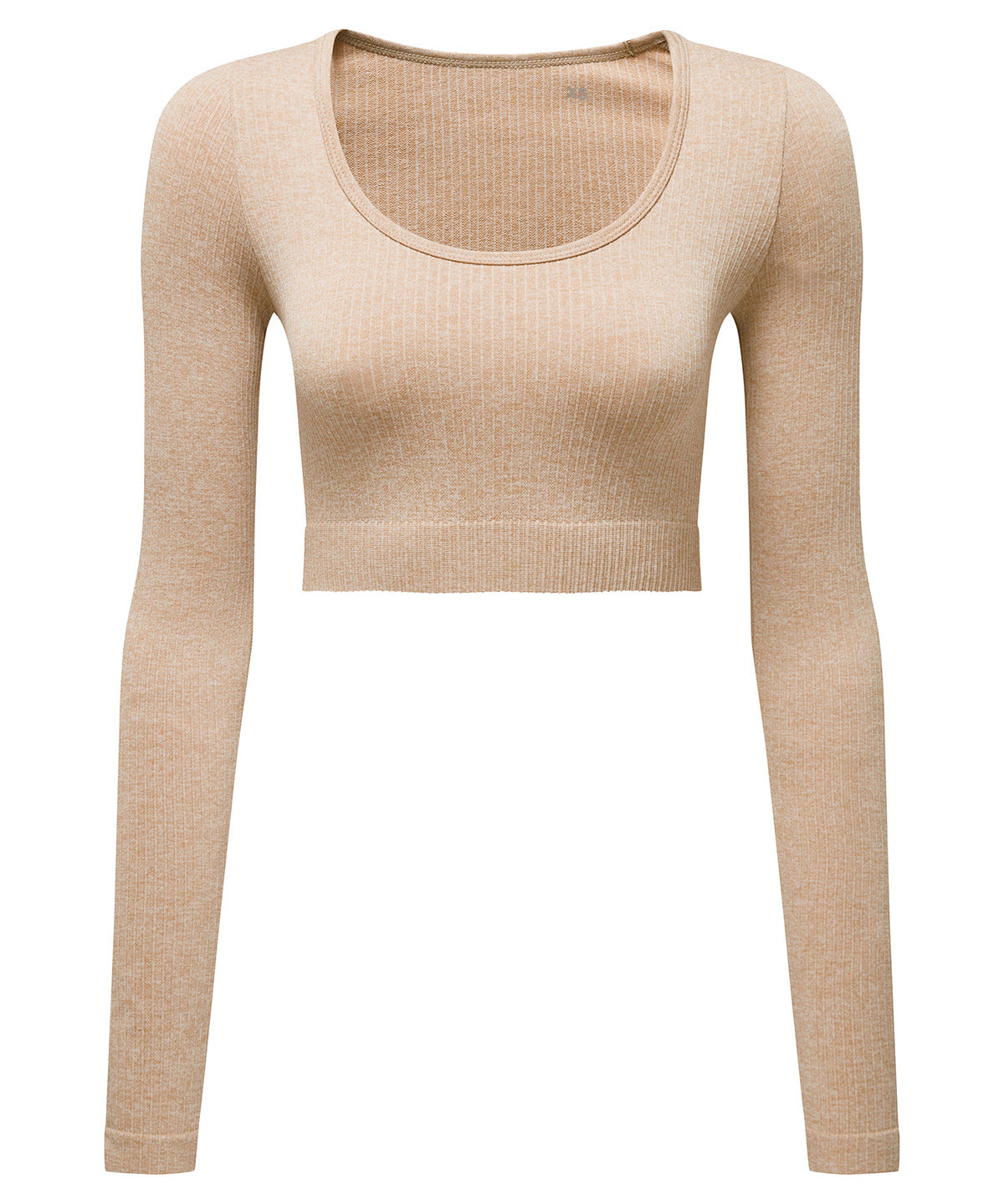 Women's TriDri® ribbed seamless 3D fit" crop top"