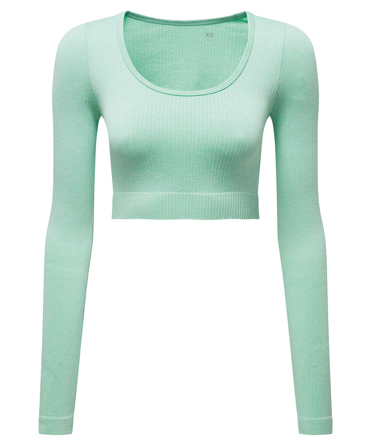 Women's TriDri® ribbed seamless 3D fit" crop top"