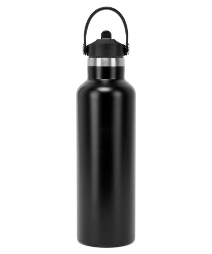 Tridri® vacuum sports water bottle with flip up straw