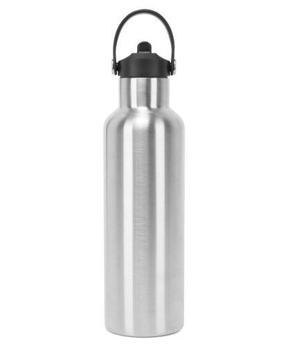 Tridri® vacuum sports water bottle with flip up straw