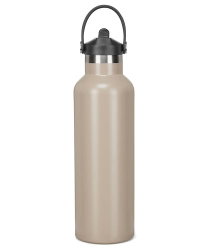 Tridri® vacuum sports water bottle with flip up straw
