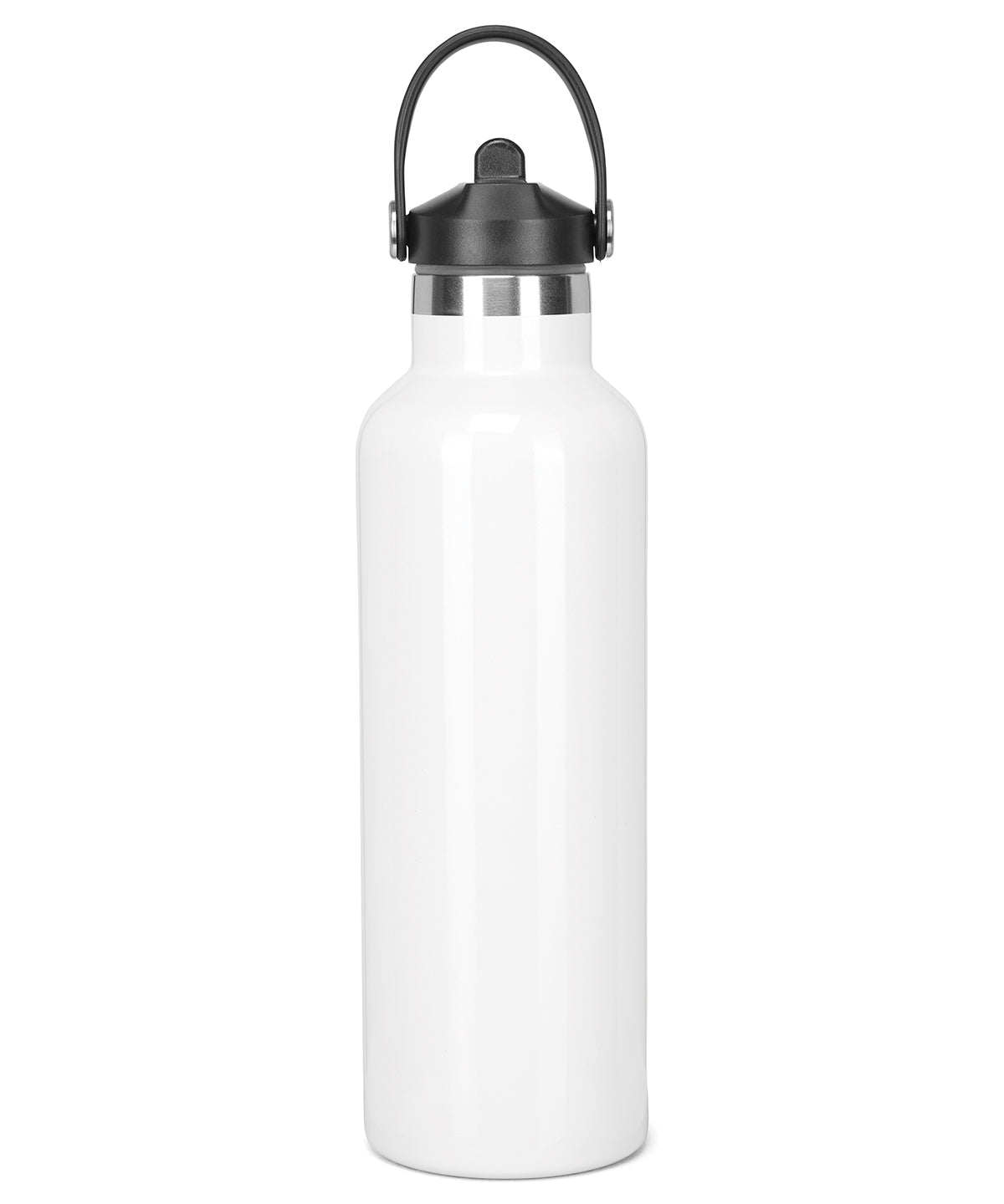 Tridri® vacuum sports water bottle with flip up straw