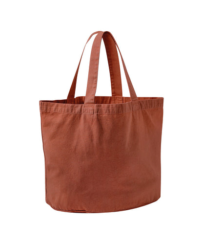 Garment-dyed shopper