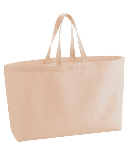 Oversized canvas tote bag