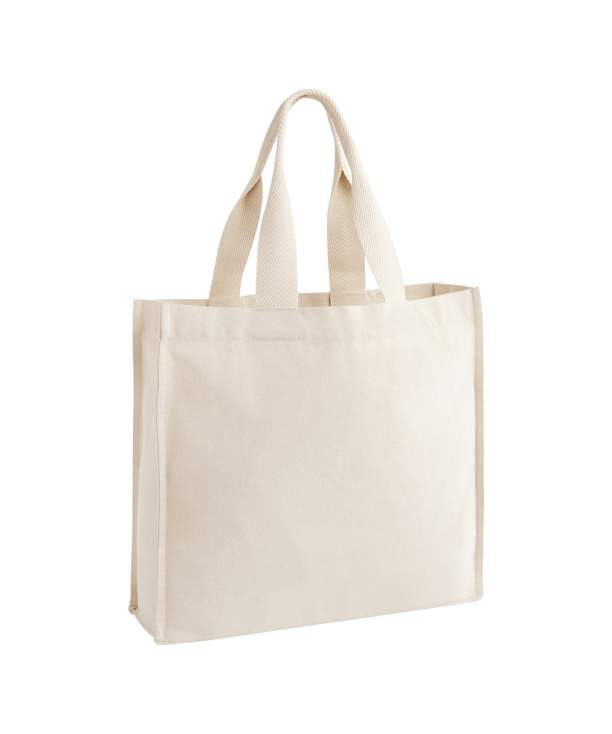 Chevron handle shopper